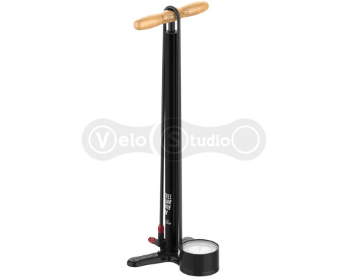 Насос підлоговий LEZYNE STEEL FLOOR DRIVE HV Манометр 3,5 чорний 100psi Y18