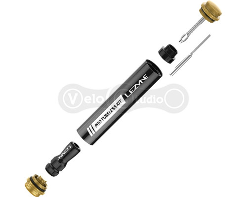 Набор для ремонта безкамерки с насосом СО2 LEZYNE PRO TUBELESS KIT чёрный Y15