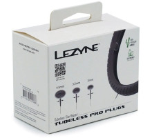 Набор для ремонта безкамерки LEZYNE TUBELESS PRO PLUGS чорний Y17