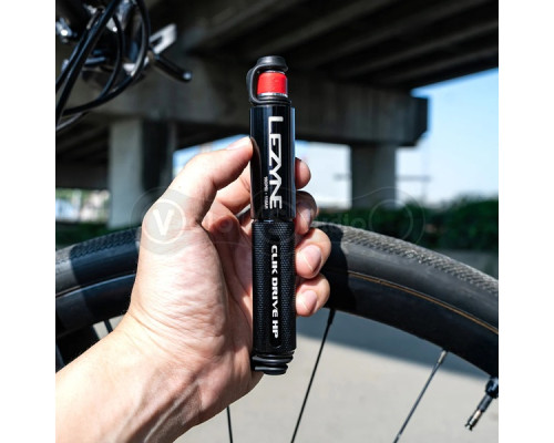 Ручний насос Lezyne CLIK Drive HP 160 psi Black