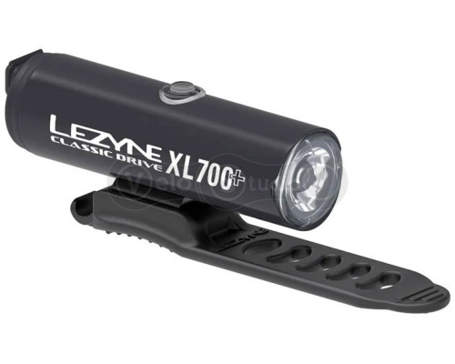 Передня фара LEZYNE CLASSIC DRIVE XL 700+ FRONT чорна матова 700 люмен Y17