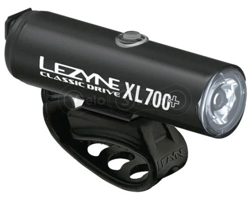 Передня фара LEZYNE CLASSIC DRIVE XL 700+ FRONT чорна матова 700 люмен Y17