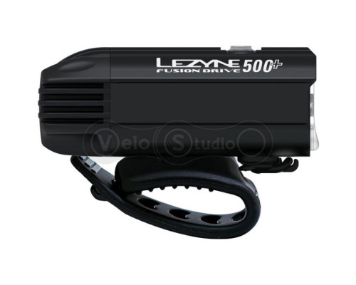 Передняя фара LEZYNE FUSION DRIVE 500+ FRONT чёрная матовая 500 люмен Y17