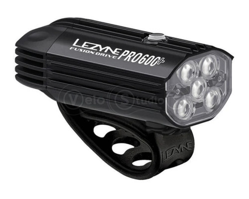 Передняя фара LEZYNE FUSION DRIVE 600+ FRONT чёрная матовая 600 люмен Y17
