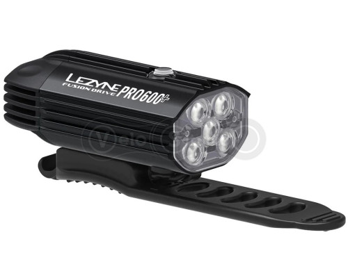 Передняя фара LEZYNE FUSION DRIVE 600+ FRONT чёрная матовая 600 люмен Y17