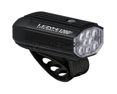 Передня фара LEZYNE LITE DRIVE 1200+ FRONT чорна матова 1200 люмен Y17