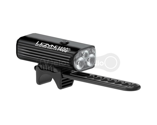 Передня фара LEZYNE MACRO DRIVE 1400+ FRONT чорна матова 1400 люмен Y17
