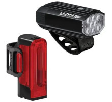 Комплект фари та мигалки Lezyne Micro 800+/Strip 300+ чорний 800/300 люмен Y17