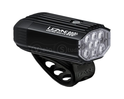Передня фара LEZYNE MICRO DRIVE 800+ FRONT чорна матова 600 люмен Y17