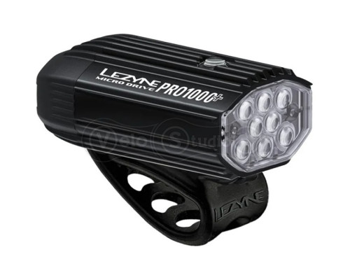 Передняя фара LEZYNE MICRO PRO 1000+ FRONT чёрная матовая 1000 люмен Y17