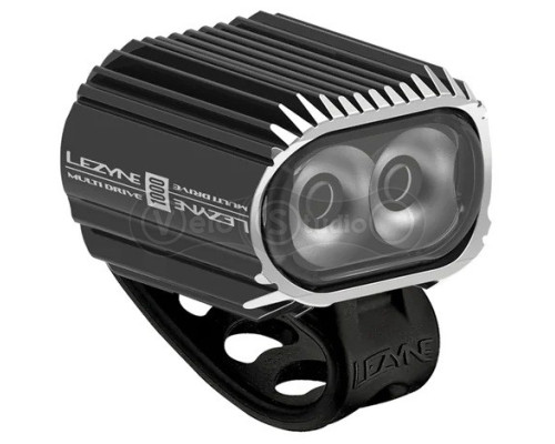 Передняя фара LEZYNE MULTI DRIVE 1000 чёрная 1000 люмен Y13 с креплением на шлем