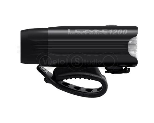 Передня фара Lezyne React Drive чорна матова 1000 люмен Y19 з індикатором наближення