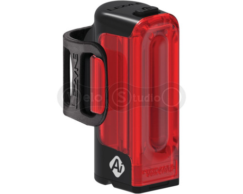 Задняя мигалка LEZYNE STRIP PRO Ai ALERT 400+ REAR Black 400 люмен Y17