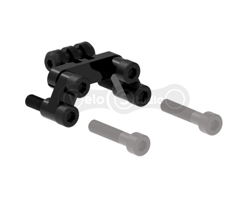 Крепление переднего света на вынос LEZYNE FLEXI STEM MOUNT Go-pro Черный Y18