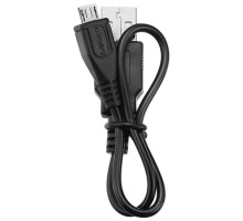 Кабель зарядки LEZYNE MICRO USB CABLE чёрний Y13