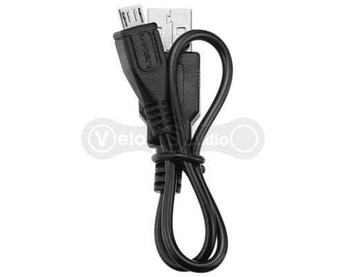 Кабель зарядки LEZYNE MICRO USB CABLE чёрний Y13