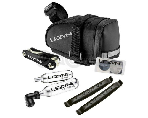 Подседельная сумка + набор ключей LEZYNE M - CADDY LOADED чёрная 0,4л Y13