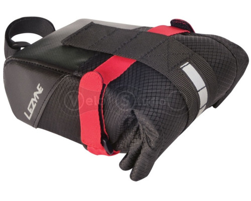 Подседельная сумка LEZYNE MID CADDY красно/чёрная 0,8л Y13