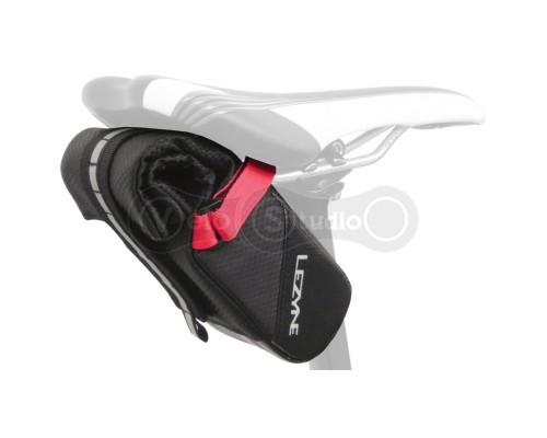Подседельная сумка LEZYNE MID CADDY красно/чёрная 0,8л Y13