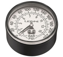 Манометр LEZYNE 220 PSI GAUGE 2.5 сріблястий 220PSI Y13