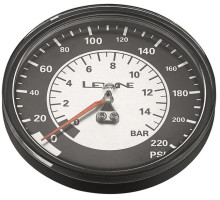 Манометр LEZYNE 220 PSI GAUGE 3.5 сріблястий 220PSI Y13