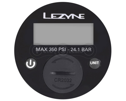 Цифровий манометр LEZYNE 350 PSI DIGITAL GAUGE чорний Y13