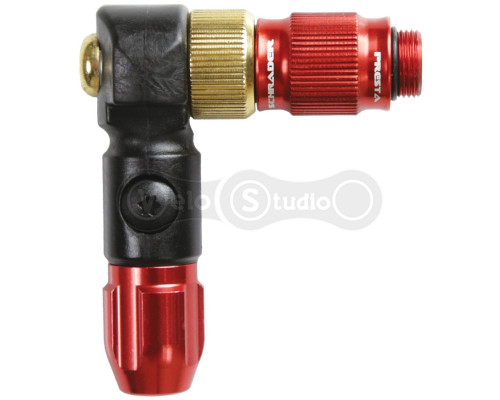 Головка напольного насоса LEZYNE ABS-1 PRO HP CHUCK красная Y13