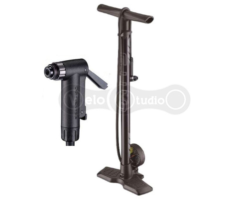 Насос напольный Giyo GF-273B, стальной, 160 psi, умная головка, манометр