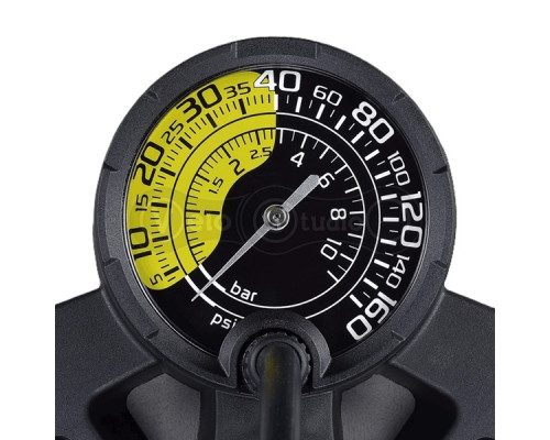 Насос для підлоги Giyo GF-2732, сталевий, 160 psi, головка FV/AV