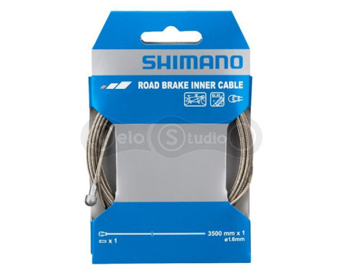 Трос тормозной Shimano 3500Х1.6мм для тандемов шоссе, нержавейка