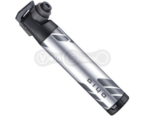 Ручний насос Giyo GM-45CP, алюмінієвий, розумна головка, 15 см, 30/100 psi