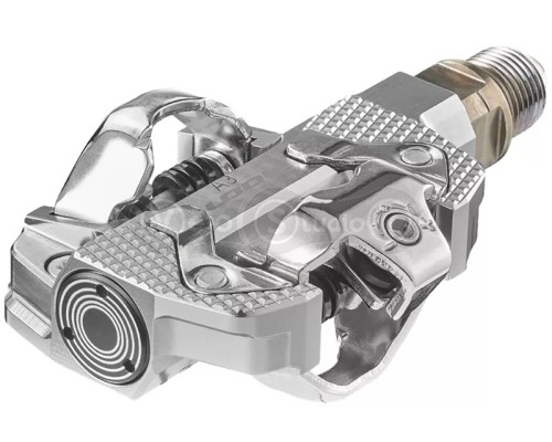 Педалі Look X-TRACK POWER DUAL, вимірювач потужності, сріблясті