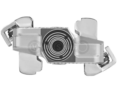 Педалі Look X-TRACK POWER DUAL, вимірювач потужності, сріблясті