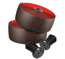 Обмотка керма ERE GENUS, 3мм, Gel+Microfiber, чорно-червона