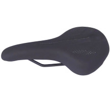 Седло Green Cycle GCS-2608, 280мм x 165мм, стальные рейлы, черное