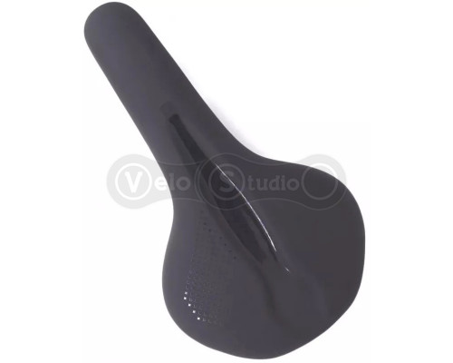 Сідло Green Cycle GCS-2608, 280мм x 165мм, сталеві рейли, чорне