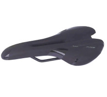 Седло Green Cycle GCS-2610, 285мм x 150мм, стальные рейлы, черное