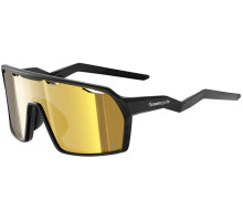 Велоочки Green Cycle RAYNOX с зеркальной линзой, черные