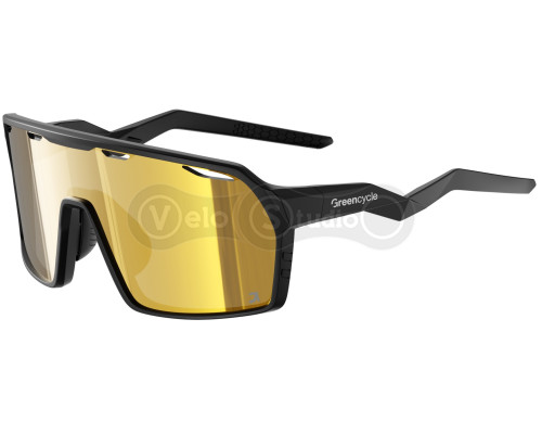Велоочки Green Cycle RAYNOX с зеркальной линзой, черные
