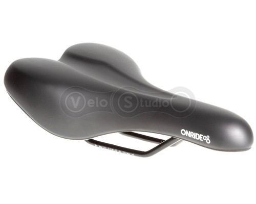 Сідло ONRIDE Siesta, сталеві рамки, 273x153 мм, чорне