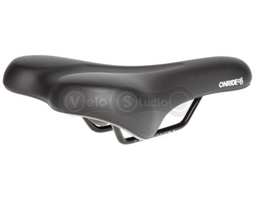 Сідло ONRIDE Siesta, сталеві рамки, 273x153 мм, чорне