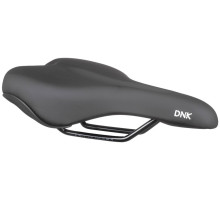 Сідло DNK Base 40, сталеві рамки, 260x180 мм, чорне