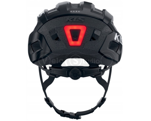 Вело шолом KLS Daze Lumio з мигалкою (USB Type-C), синій S/M (52-55см)