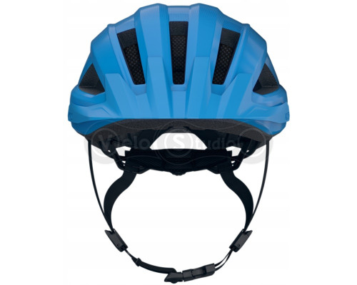 Вело шолом KLS Daze Lumio з мигалкою (USB Type-C), синій M/L (55-58см)