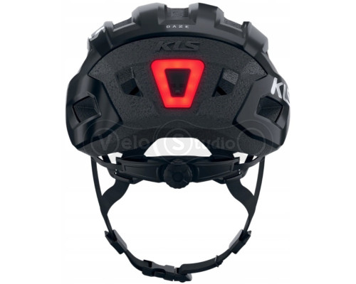 Вело шолом KLS Daze Lumio з мигалкою (USB Type-C), синьо-зелений S/M (52-55см)