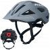 Вело шолом KLS Daze Lumio з мигалкою (USB Type-C), сірий S/M (52-55см)