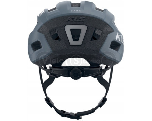 Вело шолом KLS Daze Lumio з мигалкою (USB Type-C), сірий S/M (52-55см)