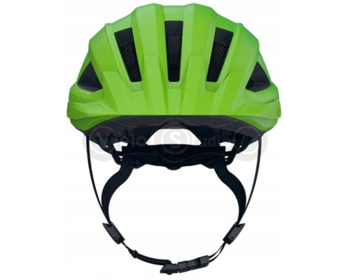 Вело шолом KLS Daze Lumio з мигалкою (USB Type-C), зелений S/M (52-55см)