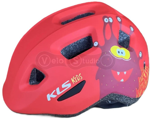 Детский велошлем KLS Acey 022 красный XS (45-49cм)