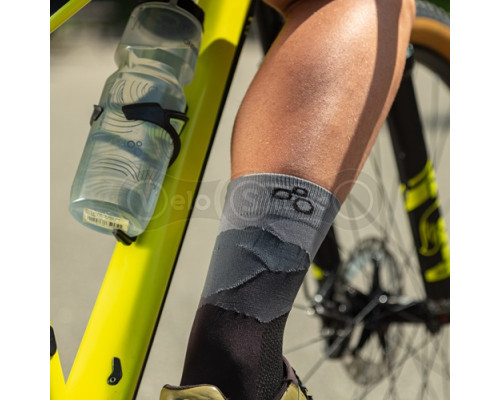 Вело шкарпетки ONRIDE Mount чорно-сірі Free Size